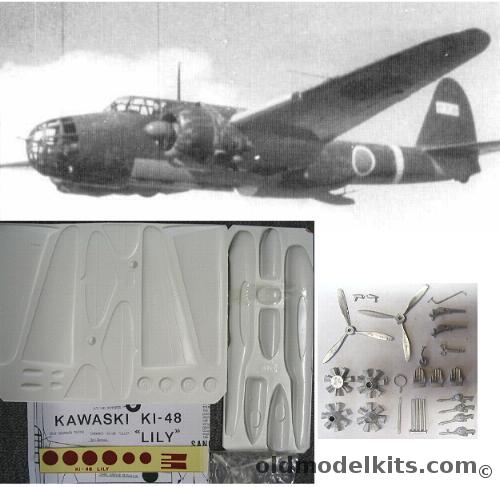 SAW 1/48 Kawasaki Ki-48 Lily plastic model kit